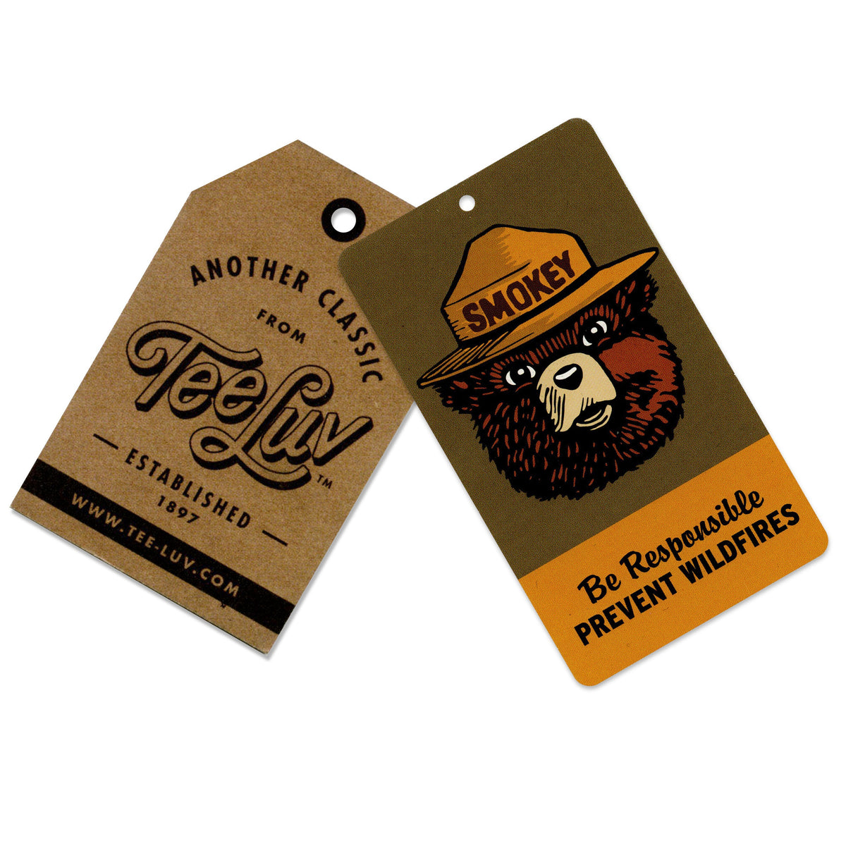 Smokey Bear Only You Can Prevent Wildfires T-Shirt - Indigo