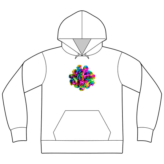 Unisex Sponge Fleece Drop Shoulder Hoodie Sweatshirt