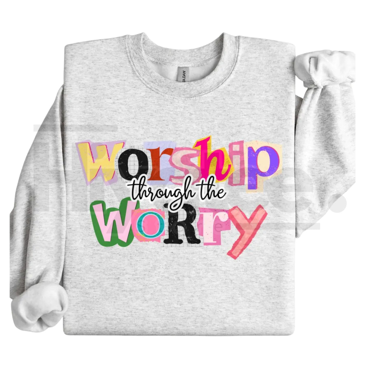 Preppy Girl Collage Y2K Retro Crewneck