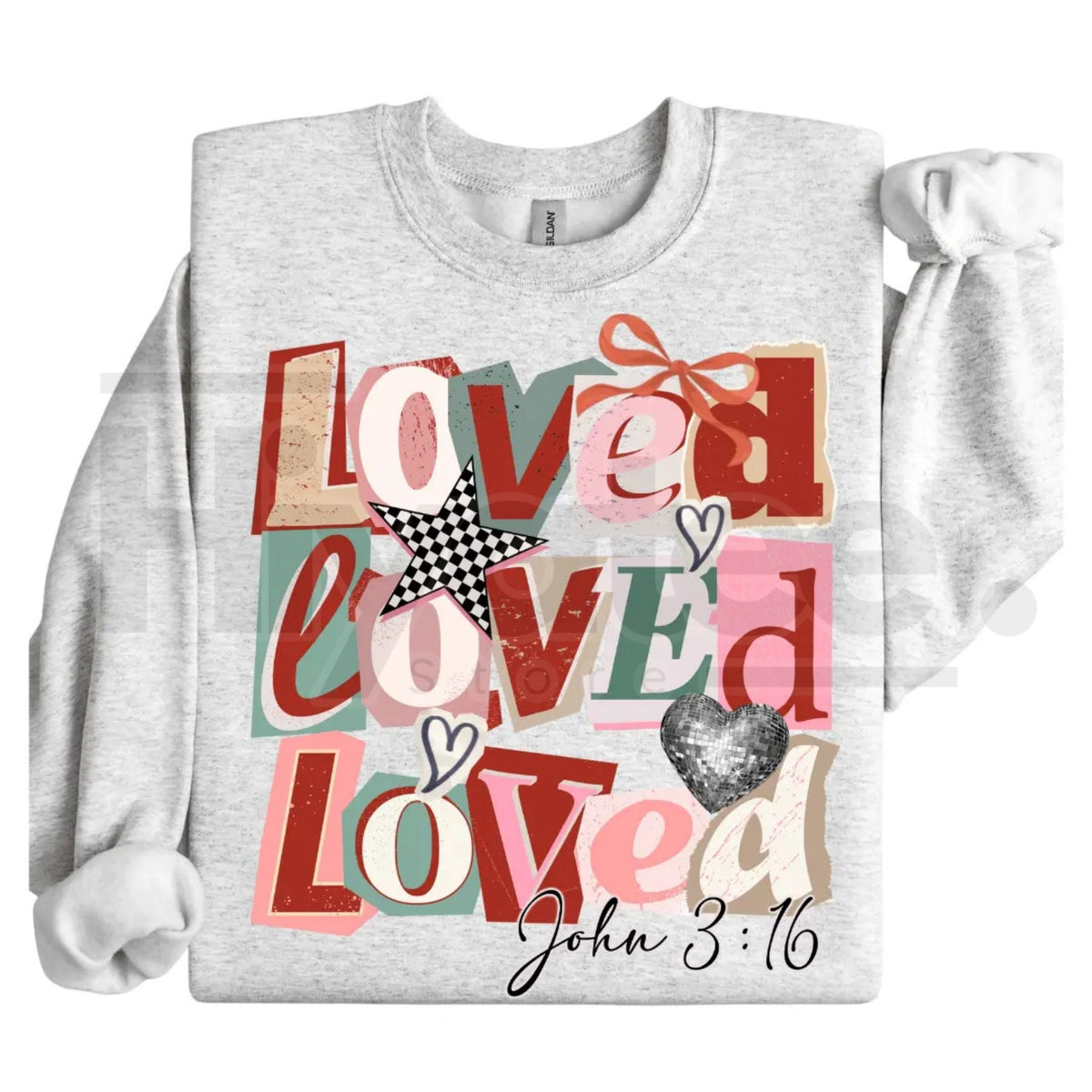 Preppy Girl Collage Y2K Retro Crewneck