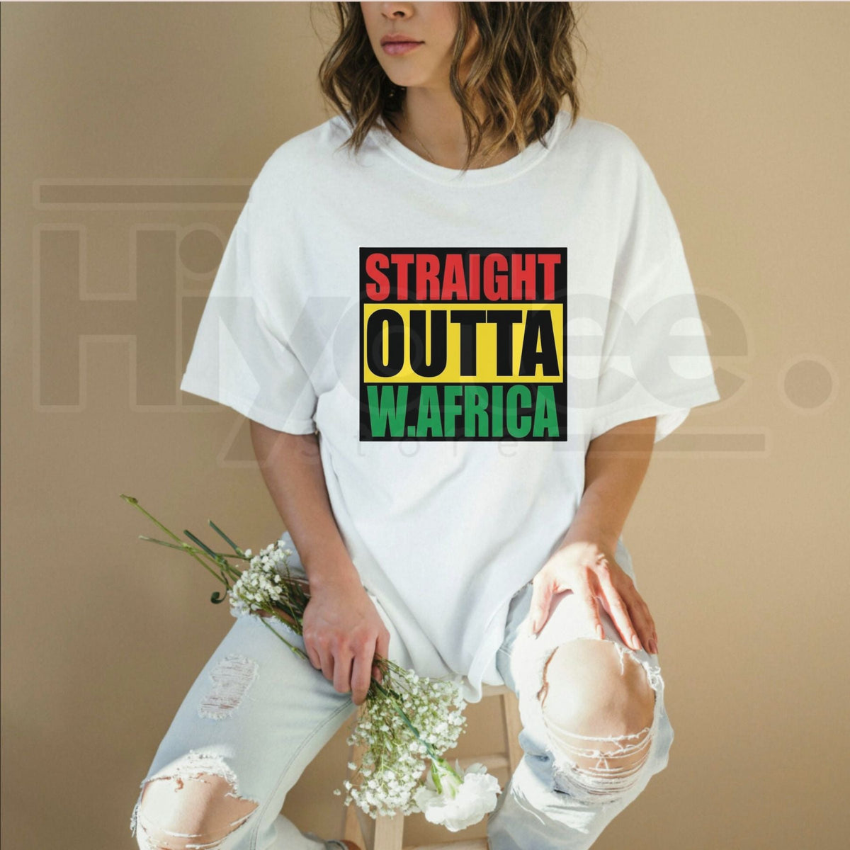 Straight Outta West Africa T-Shirt – Cultural Pride Graphic Tee
