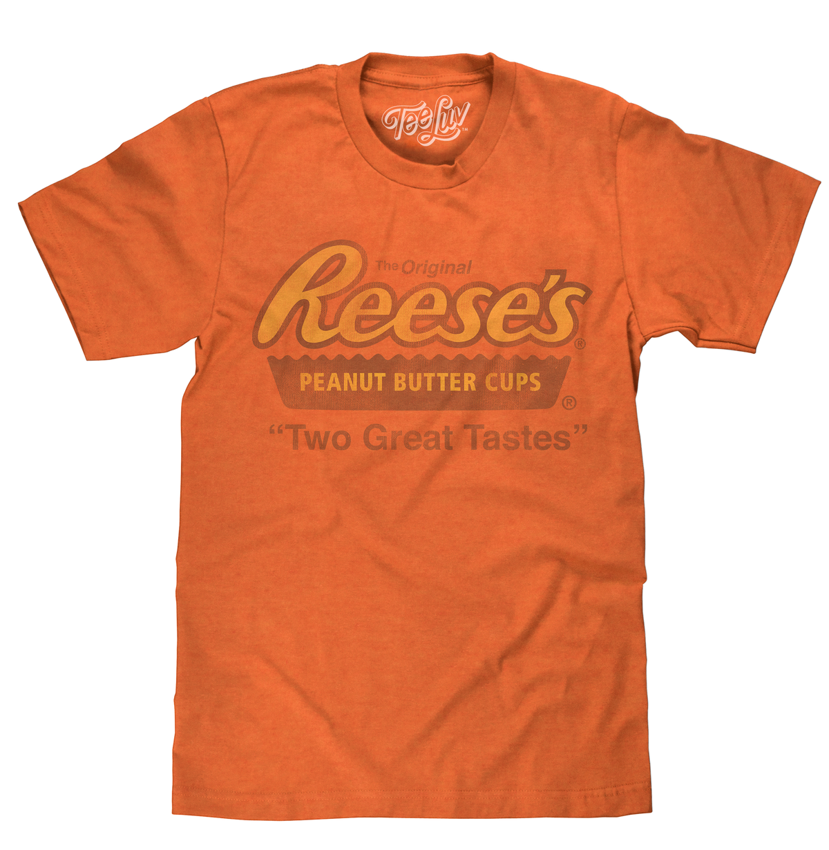 Reese's Peanut Butter Cup Two Great Tastes T-Shirt - Orange