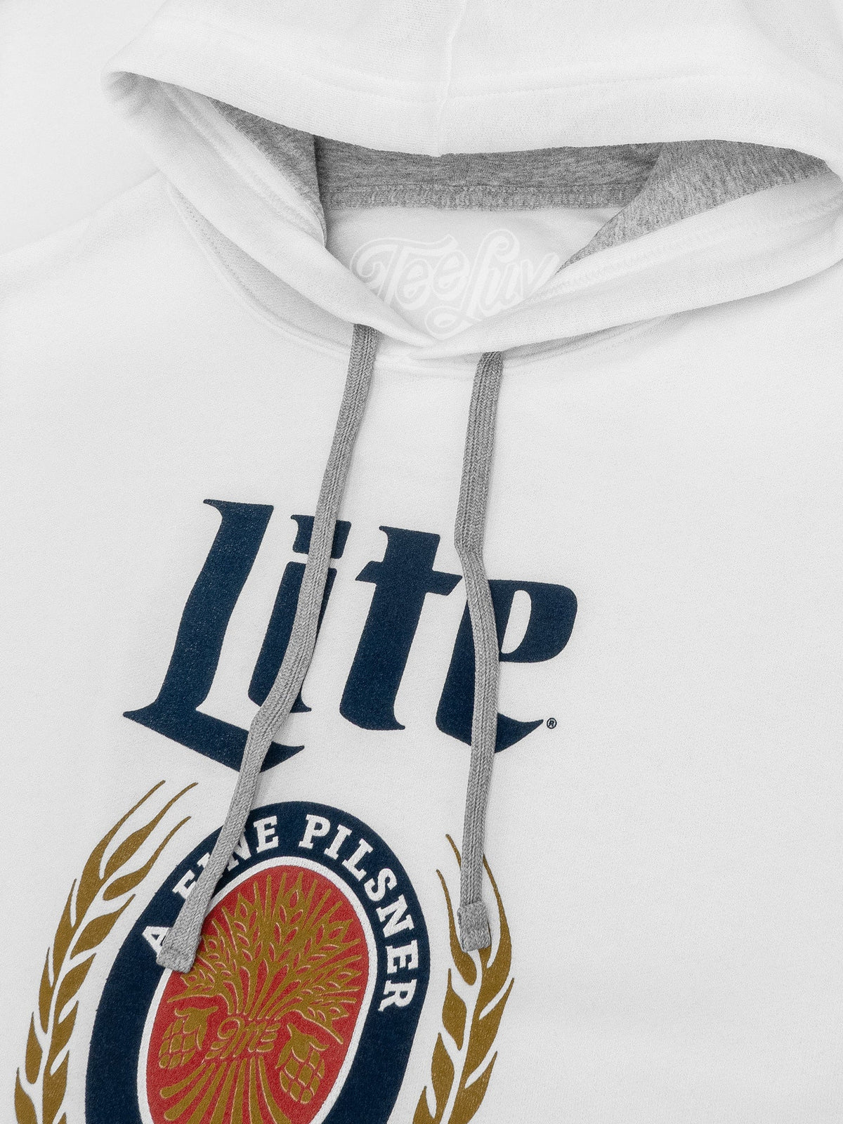 Miller Lite Logo Hooded Sweatshirt - Gray