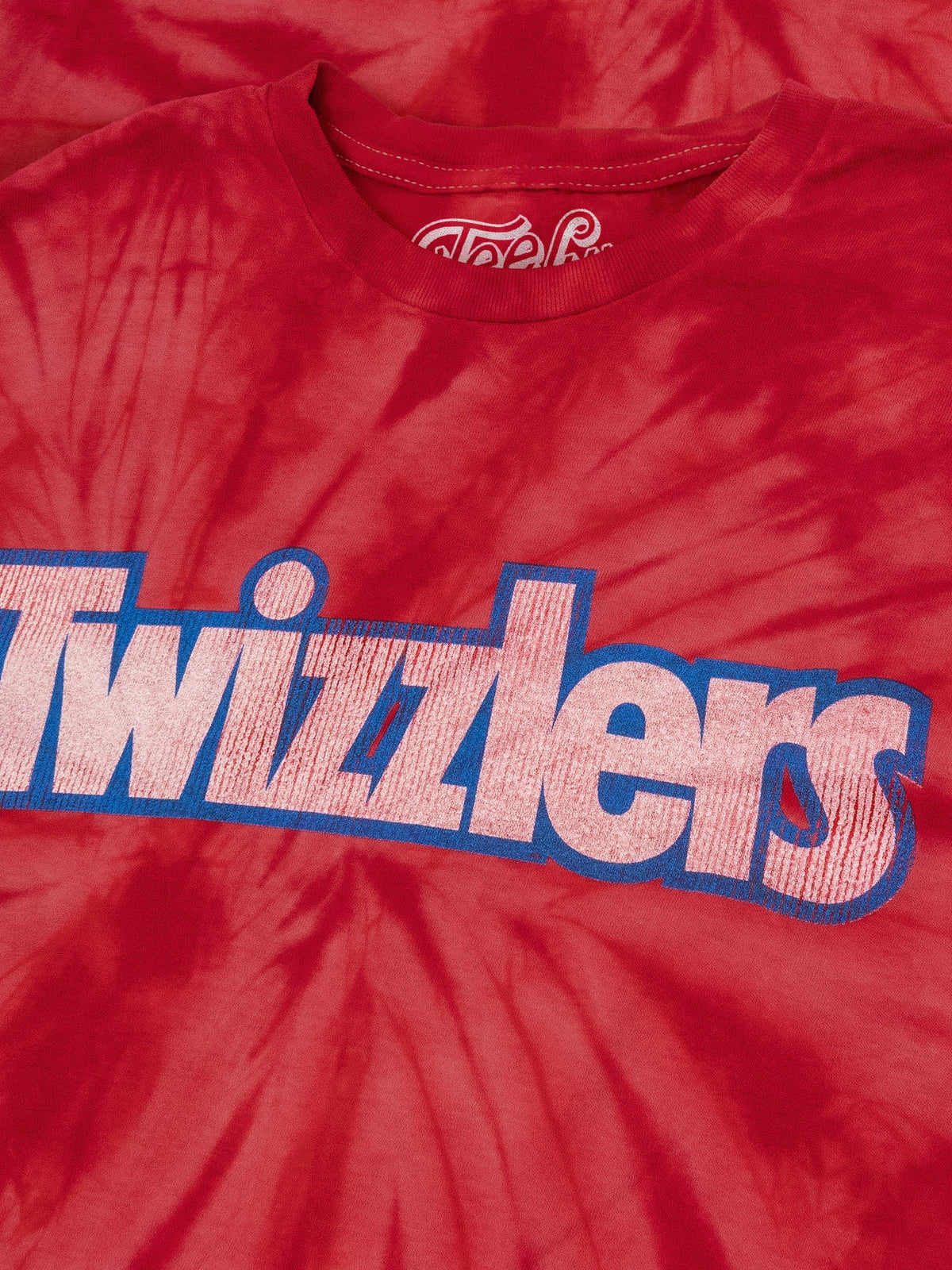 Retro Twizzlers Tie Dye T-Shirt - Red Spider Tie Dye
