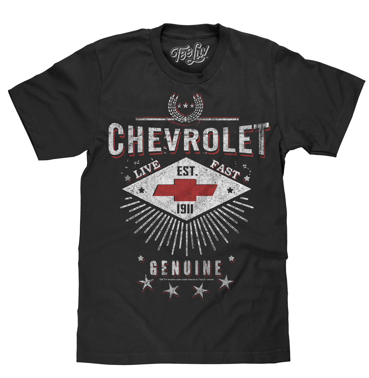 Chevrolet Live Fast T-Shirt - Black