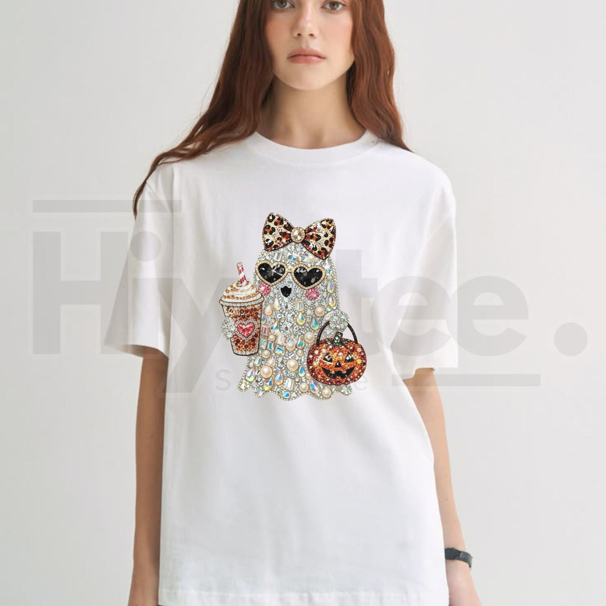 Vintage Stone Ghost T-Shirt – Weathered Spooky Cotton Tee