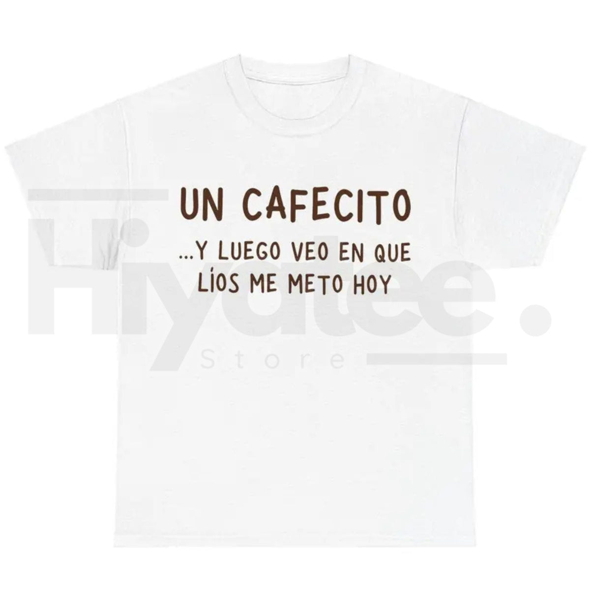 Un Cafecito Spanish Coffee Lover T-Shirt – Latina Coffee Obsessed Graphic Tee