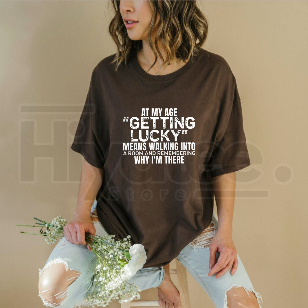 "Active Life" Letter Print – Women’s Performance Casual Graphic Top