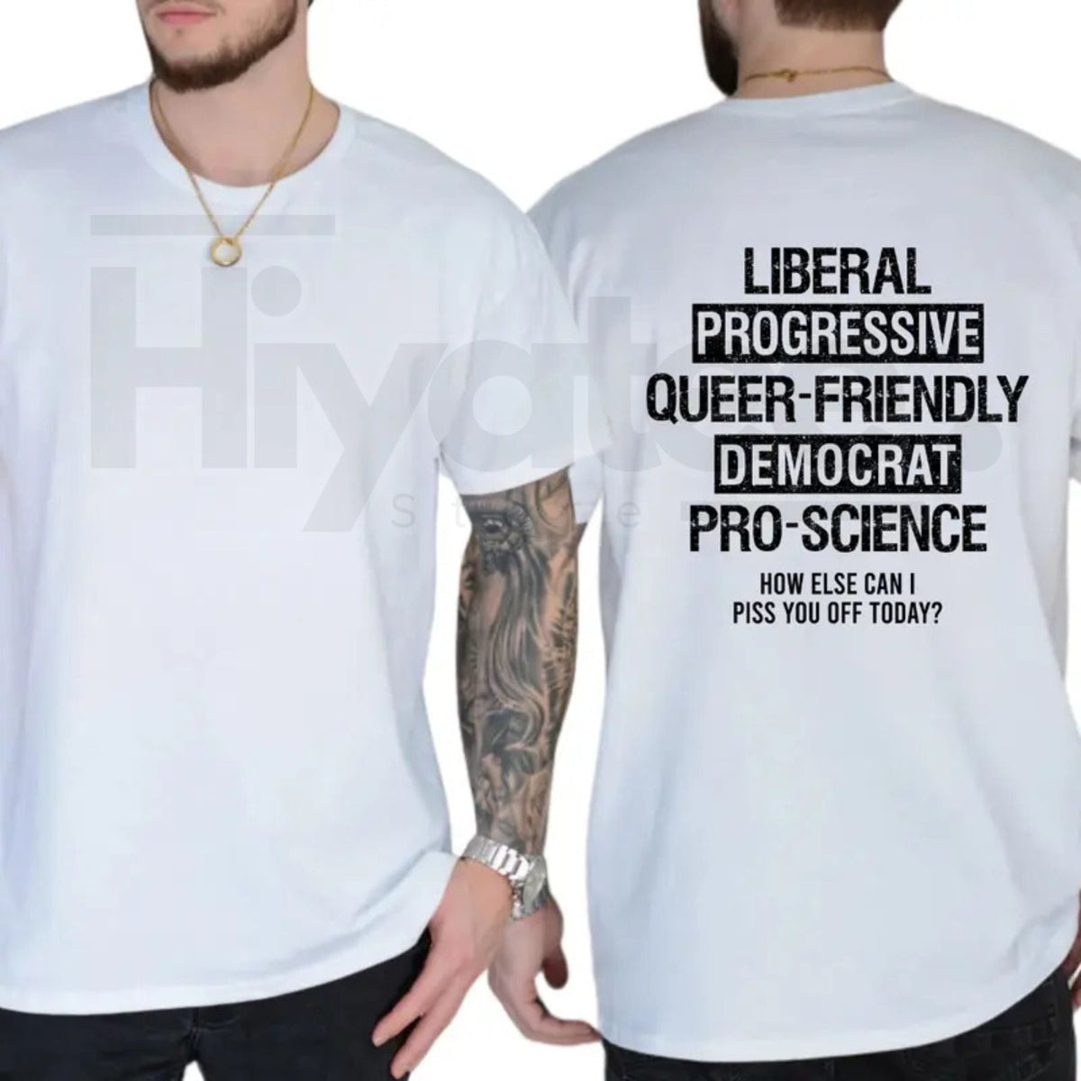 "Pro-Science & Queer Friendly" – Liberal Progressive Graphic Top