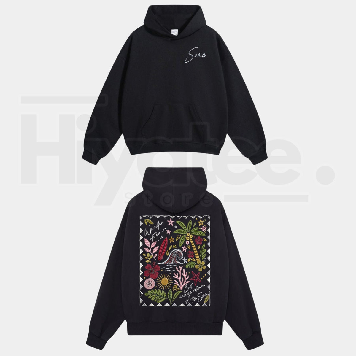 Ryder Tide Tripper Hoodie – Premium Oversized Plush Fleece Pullover, Ultimate Cozy Loungewear
