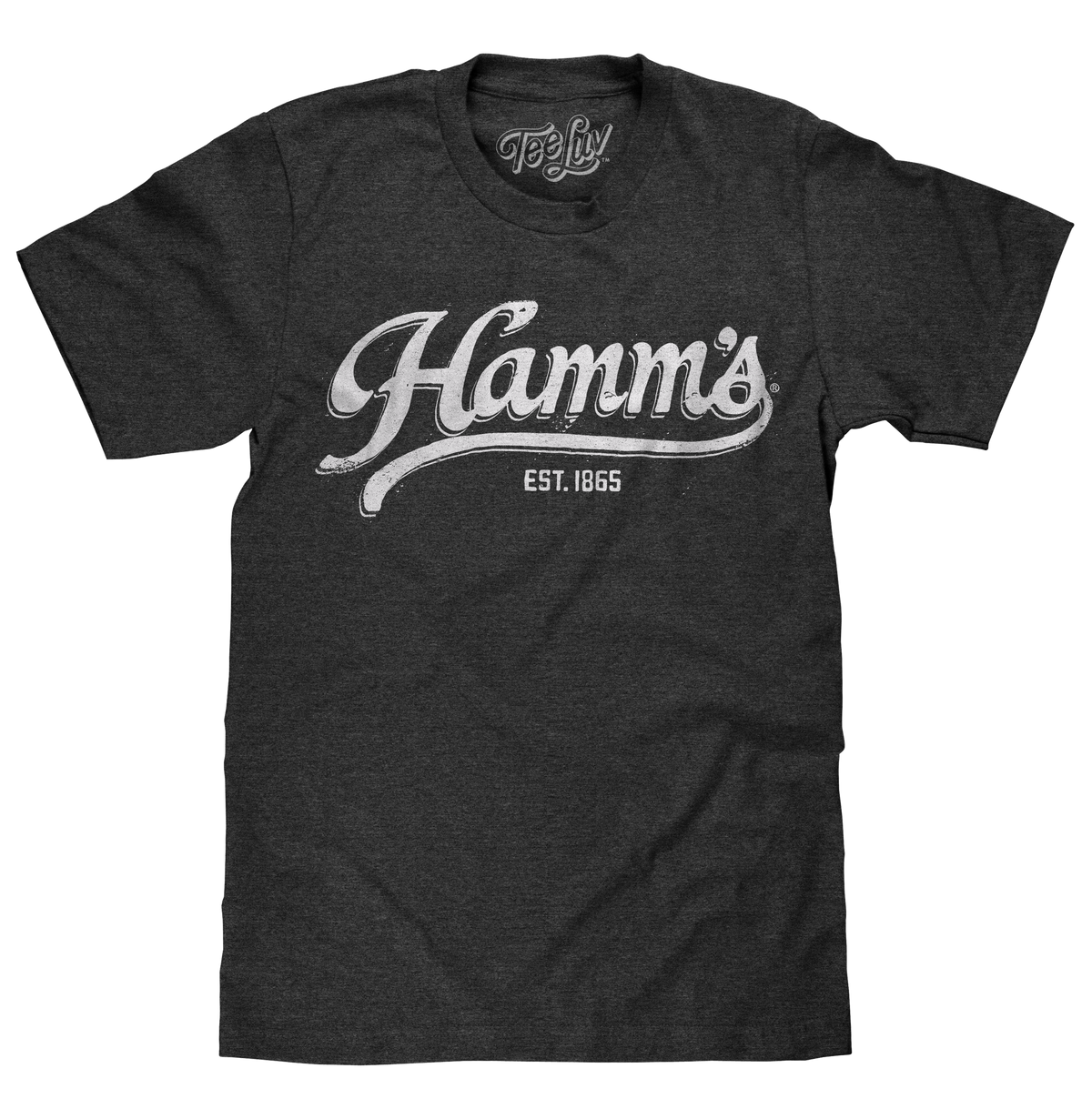 Hamm's Established 1865 White Print T-Shirt - Gray