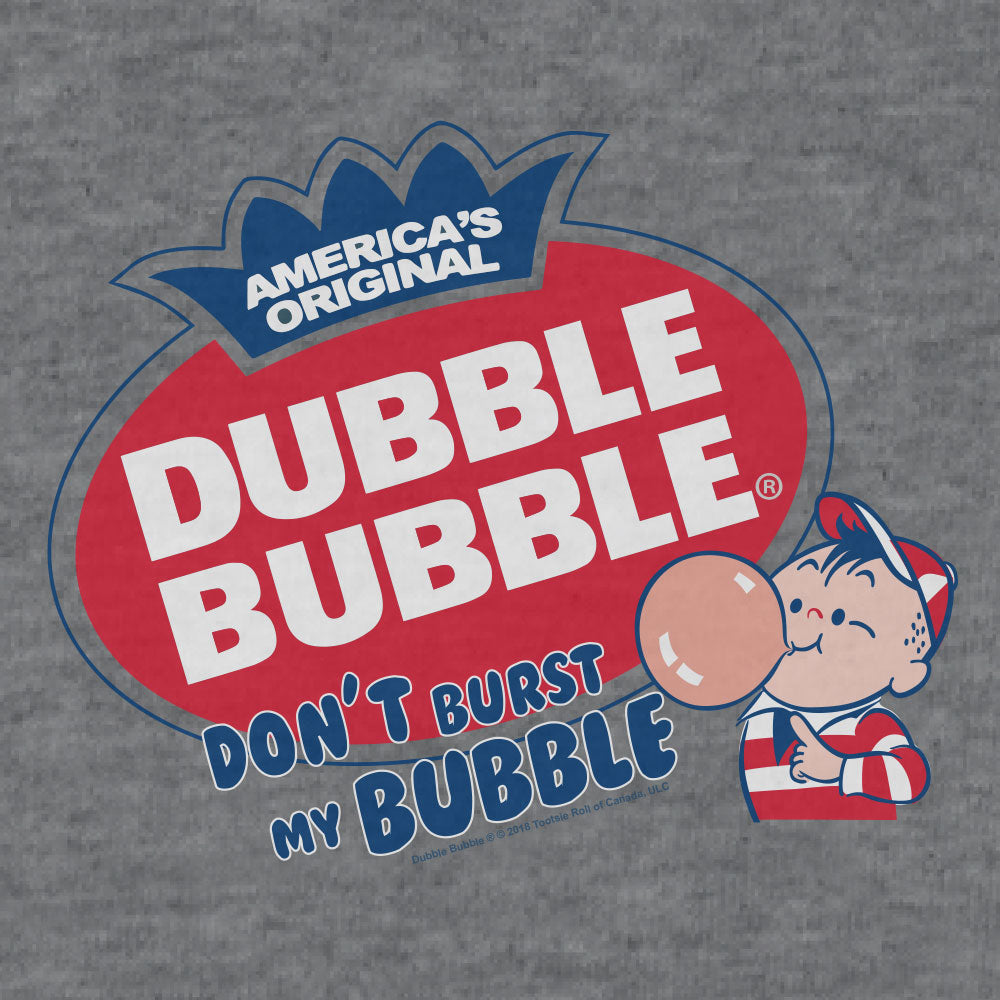 Dubble Bubble Don't Burst My Bubble T-Shirt - Gray