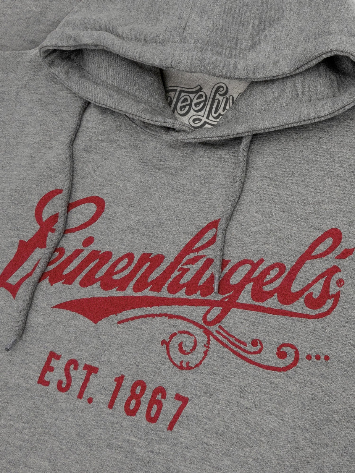 Leinenkugel's Beer Logo Pullover Hooded Sweatshirt - Gray