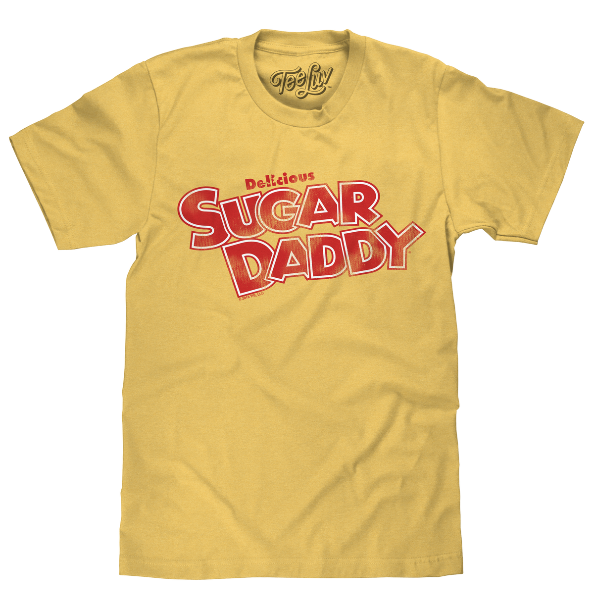 Delicious Sugar Daddy Candy T-Shirt - Light Yellow