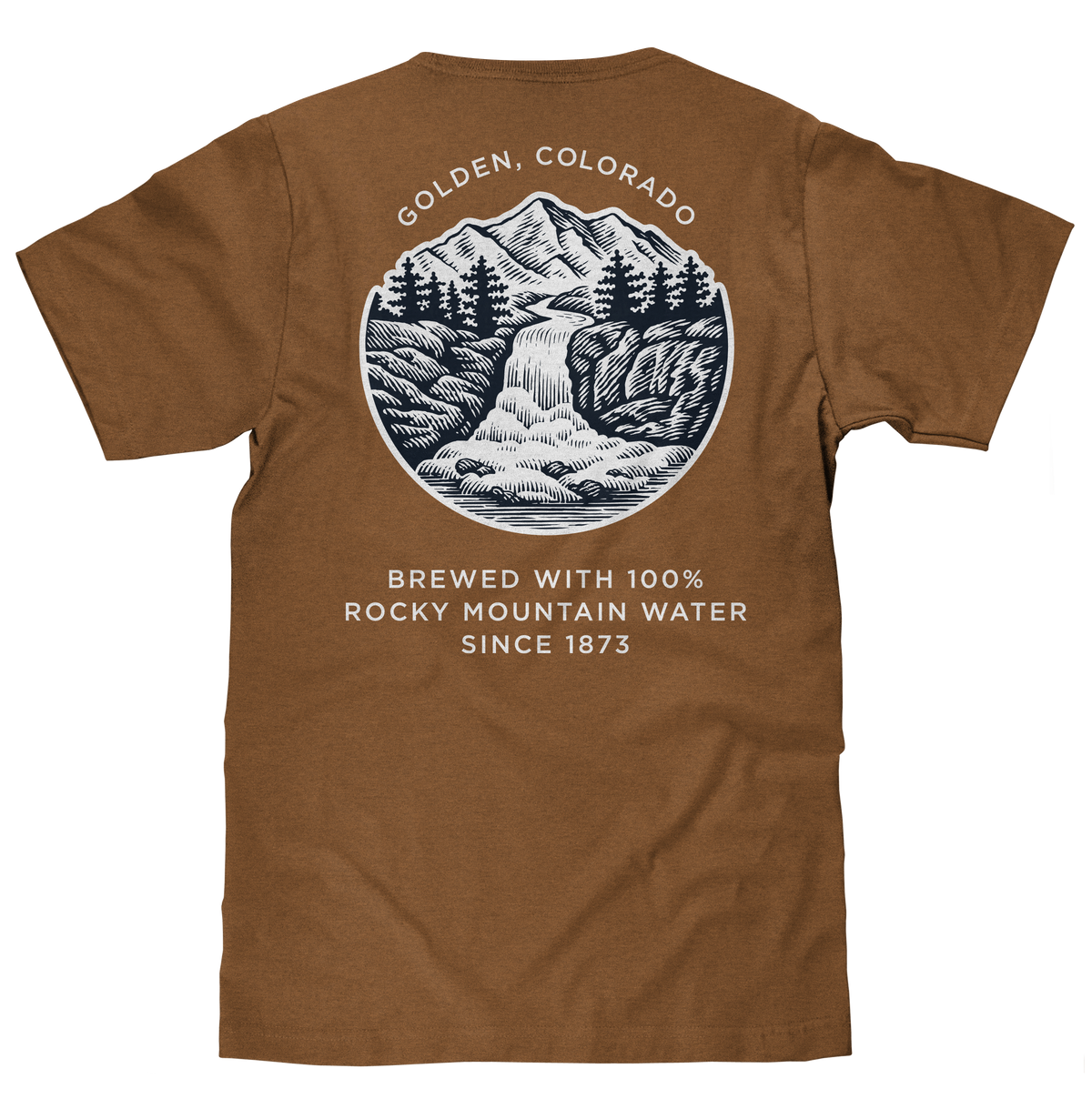 Coors Banquet Golden Colorado T-Shirt - Brown Sugar