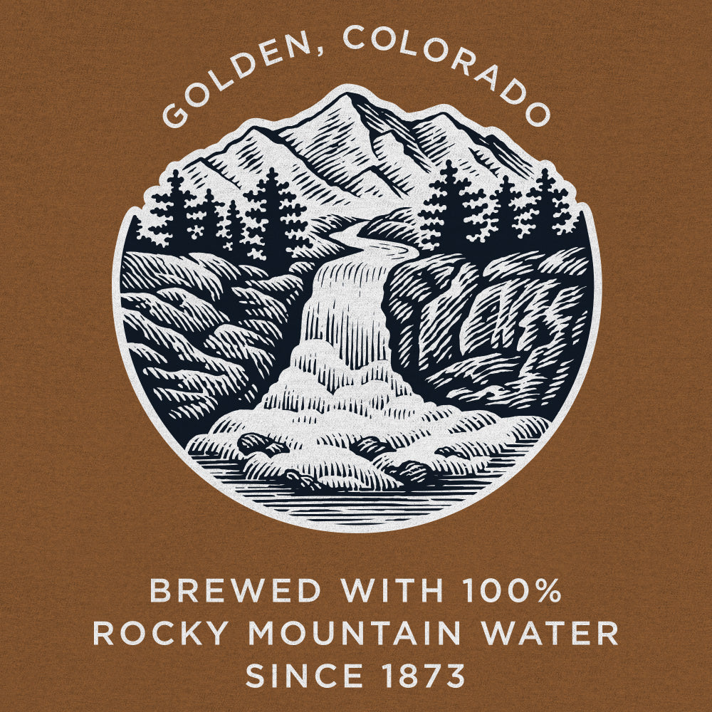 Coors Banquet Golden Colorado T-Shirt - Brown Sugar