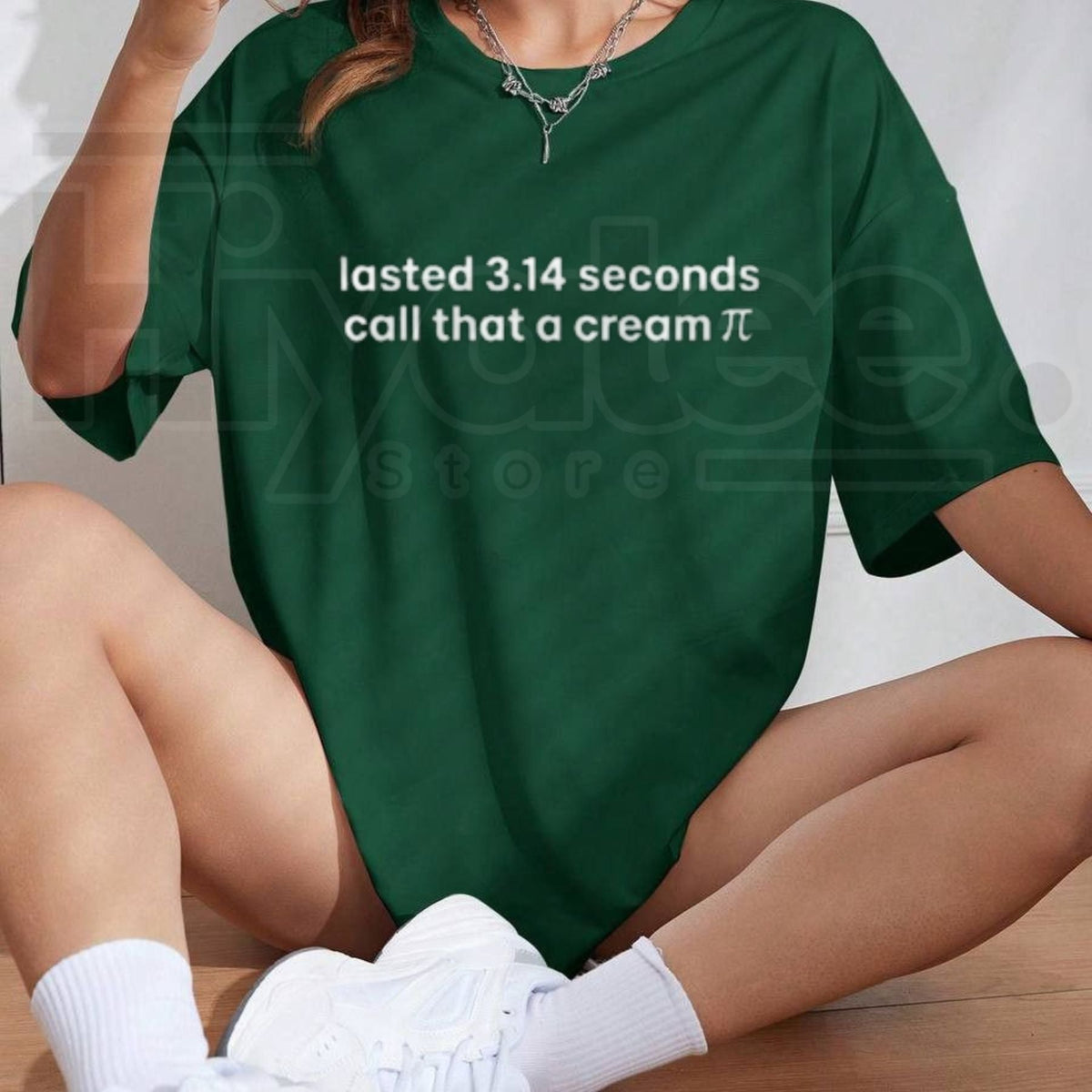 Lasted 3.14 Seconds Pi Day T-Shirt – Funny Math Joke & Sarcastic Humor Graphic Tee