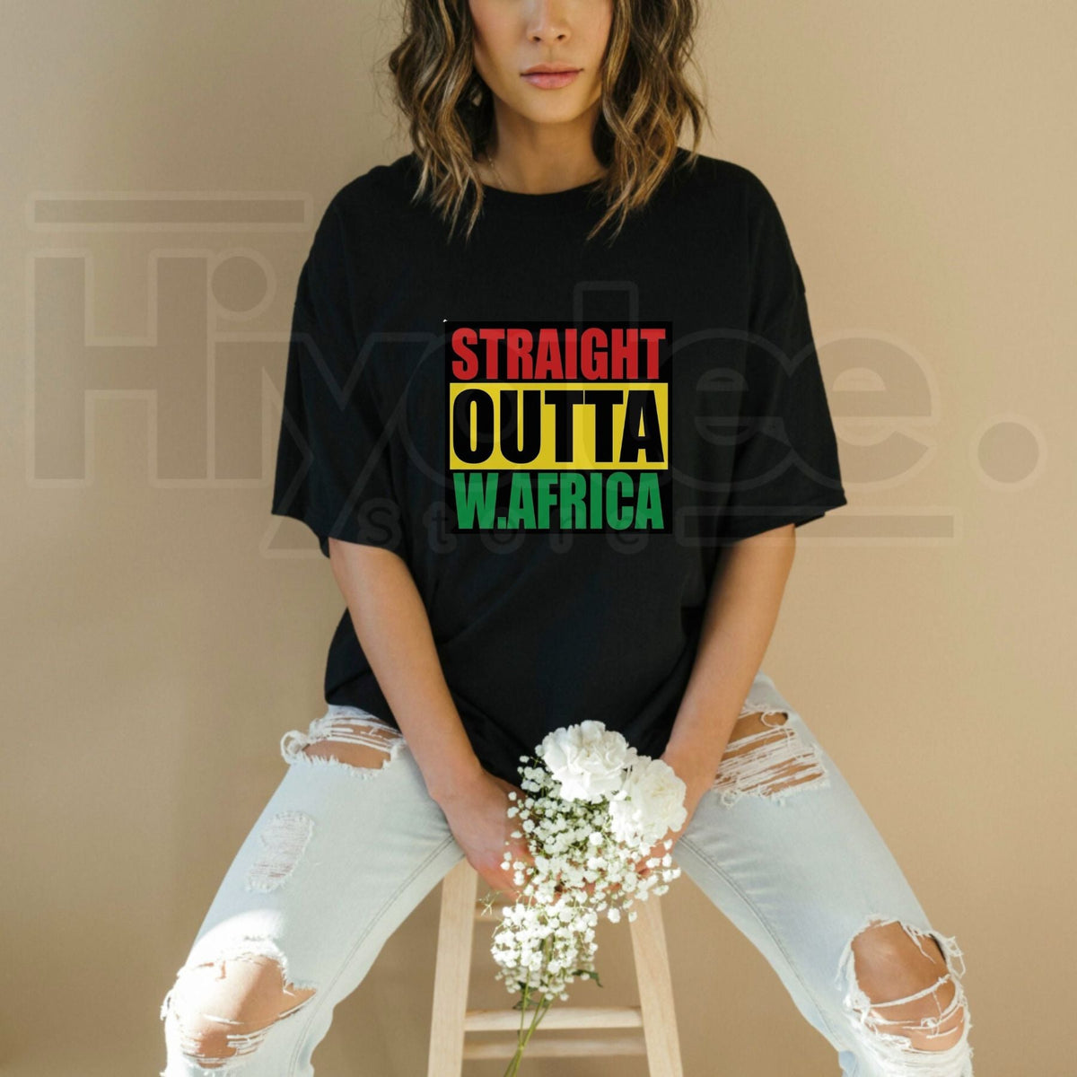 Straight Outta West Africa T-Shirt – Cultural Pride Graphic Tee