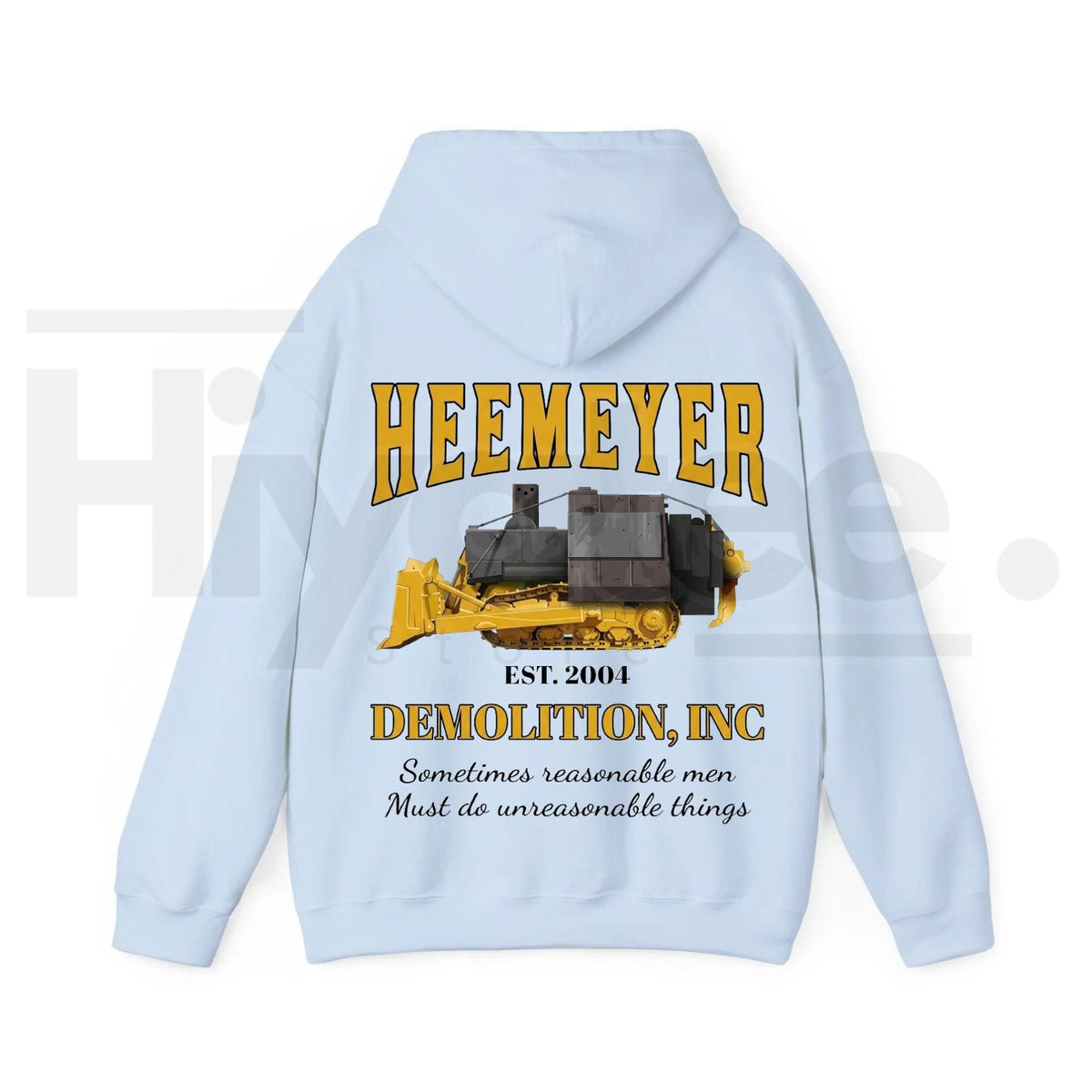 HEEMEYER DEMOLITION INC Hoodie – Komatsu D355A Dozer Unisex Cotton Pullover