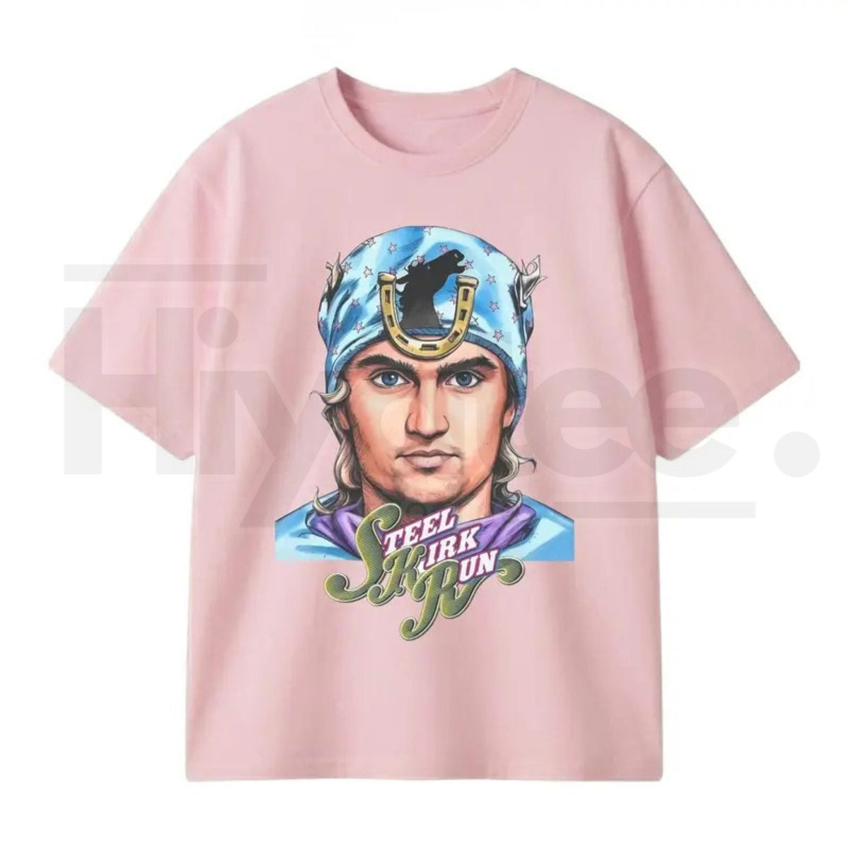 "Steel Kirk Run" Kirky Joestar – Anime Crossover Parody Graphic Top