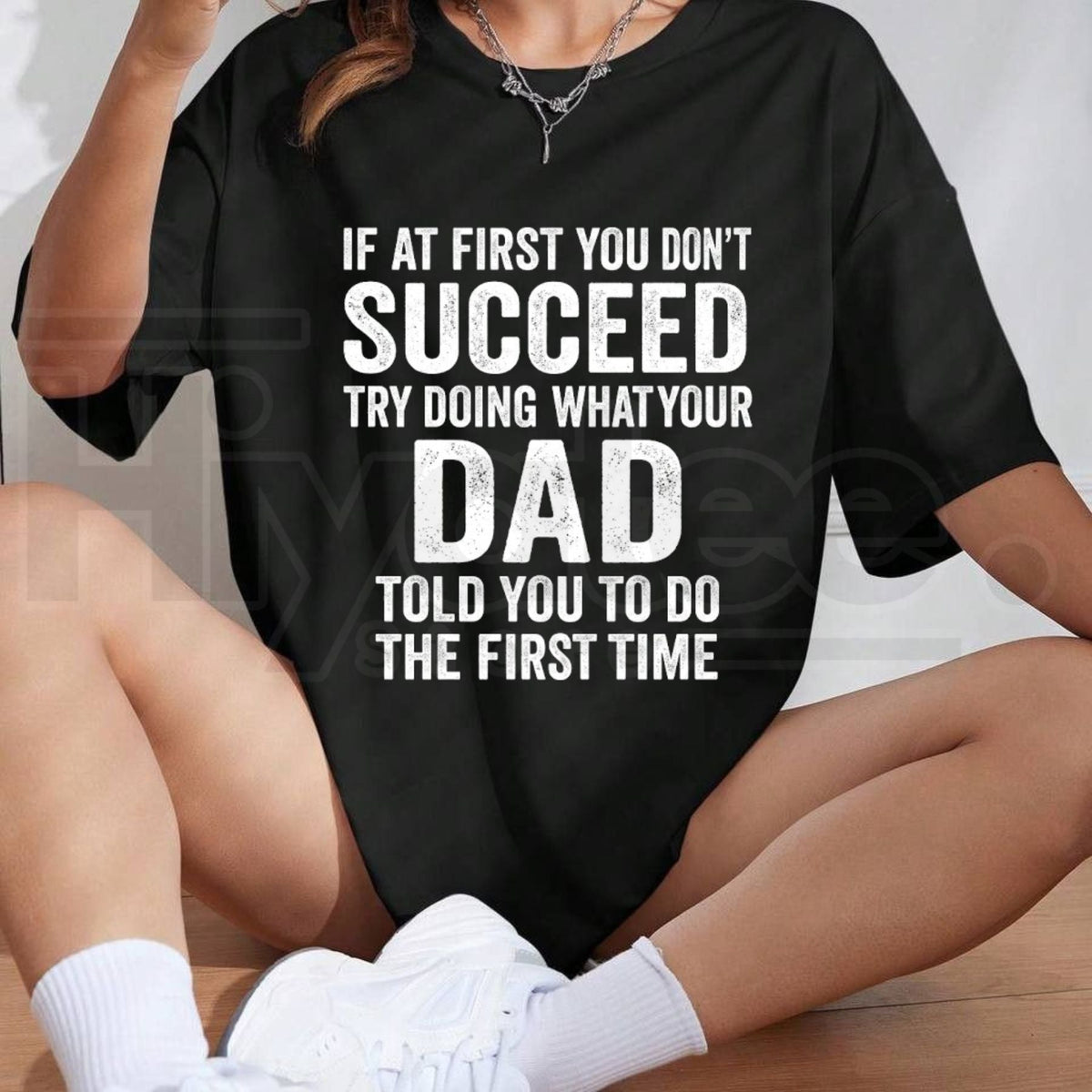 If At First You Don't Succeed Funny Sarcastic Dad Saying T-Shirt