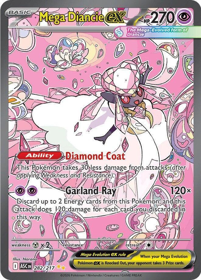 Mega Diancie ex (282/217) [Mega Evolution: Ascended Heroes]