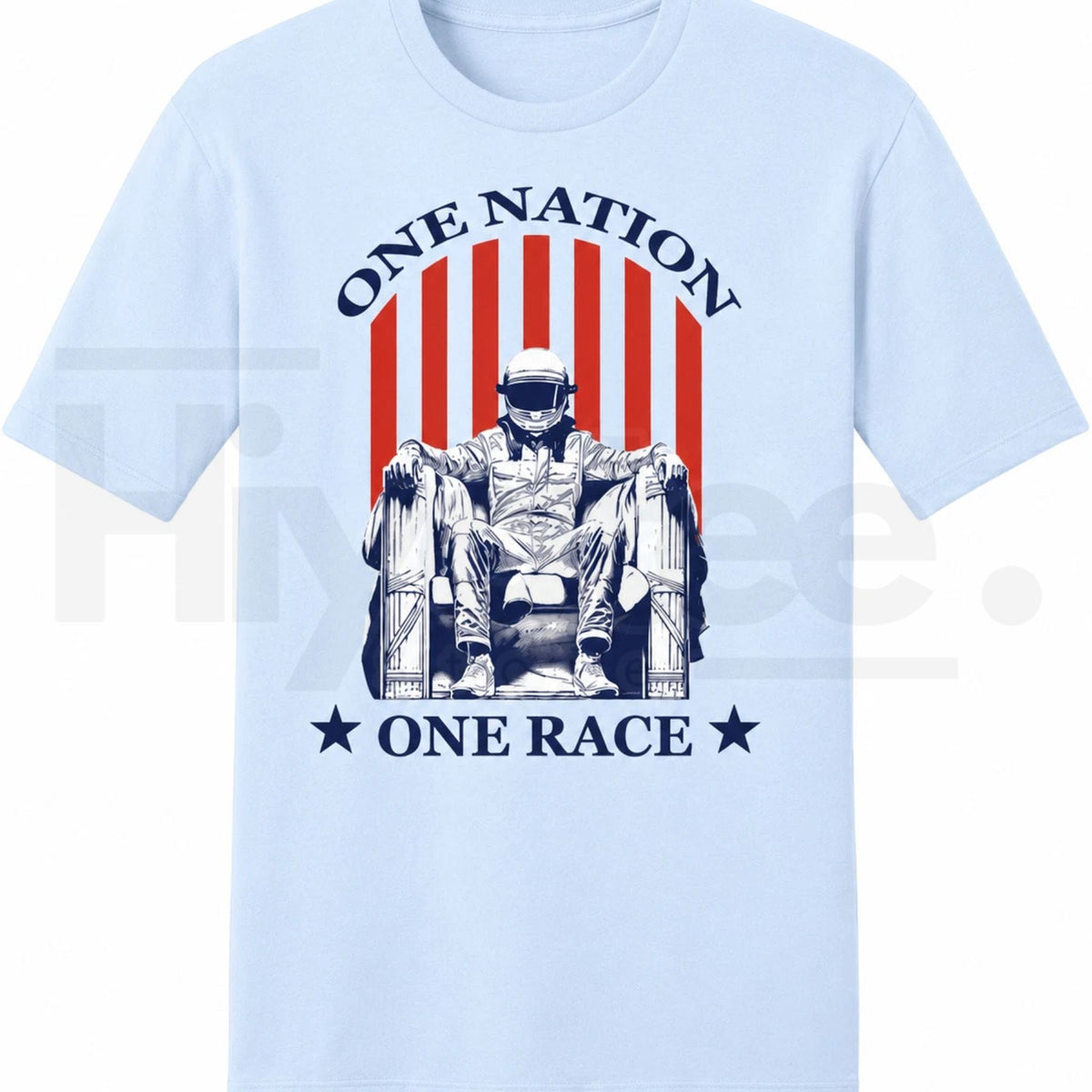 "Freedom 250 Grand Prix" – One Nation One Race Patriotic Graphic Top