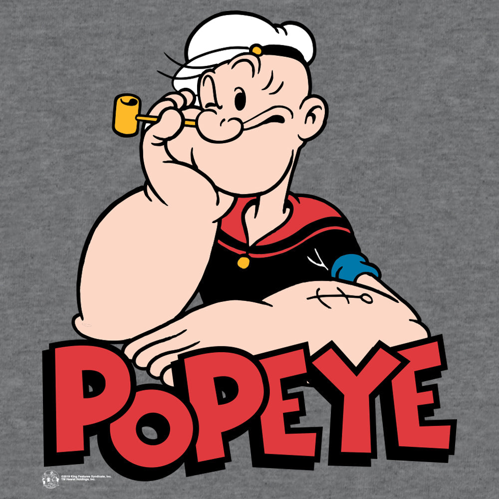 Retro Popeye T-Shirt - Graphite Gray Heather