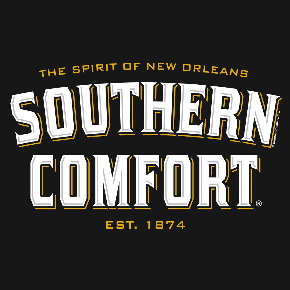 Southern Comfort SOCO Whiskey Logo T-Shirt- Black