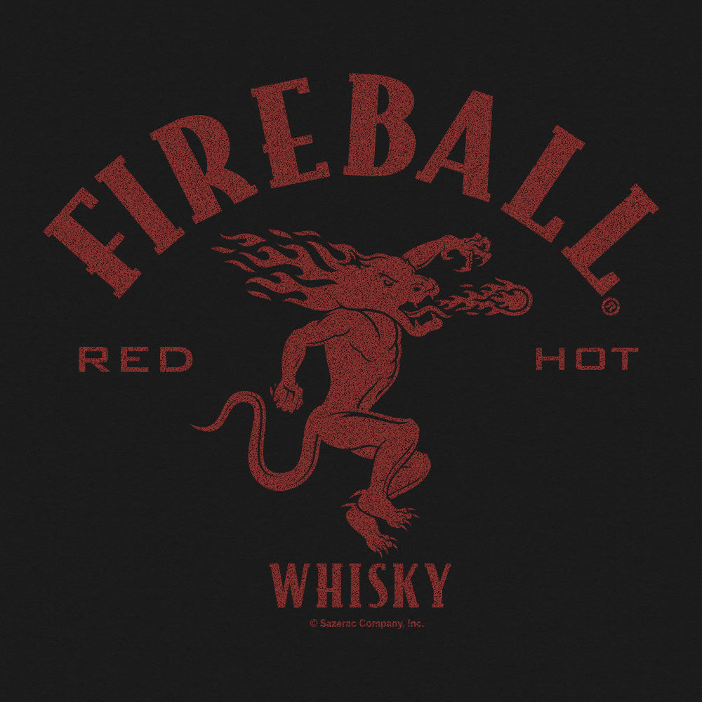 Fireball Whisky Dragon Hooded Sweatshirt - Black