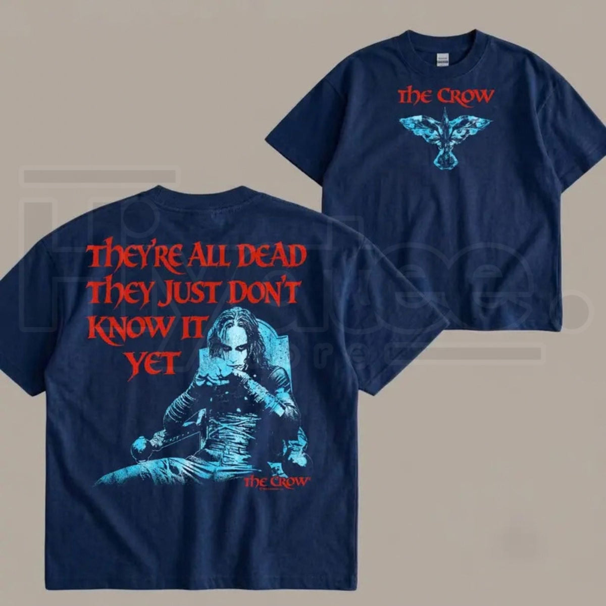 The Crow They're All Dead T-Shirt – Eric Draven Vintage Graphic Tee