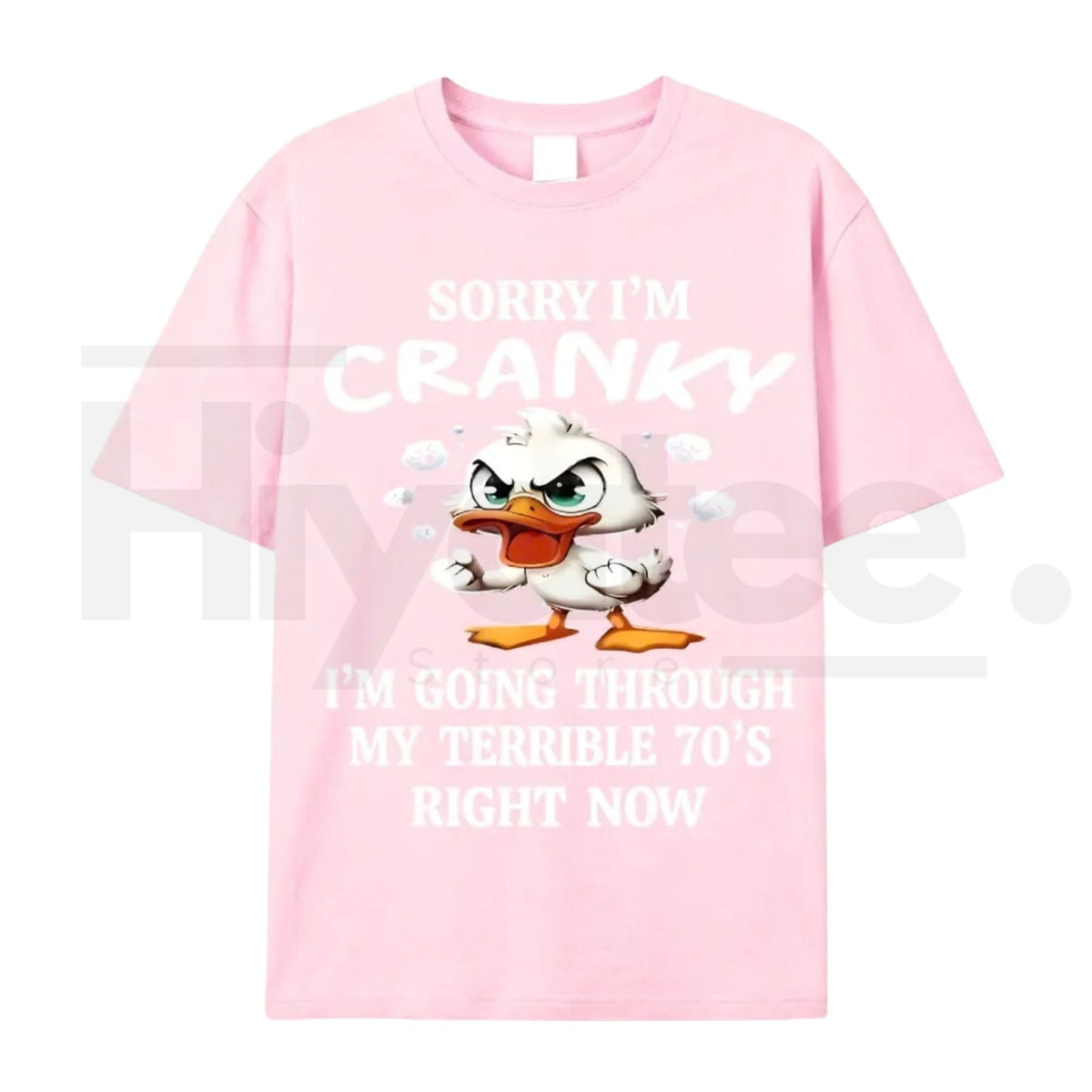 Funny 70s Duck Graphic Tee – Cute Retro Aesthetic 100% Cotton Unisex Shirt