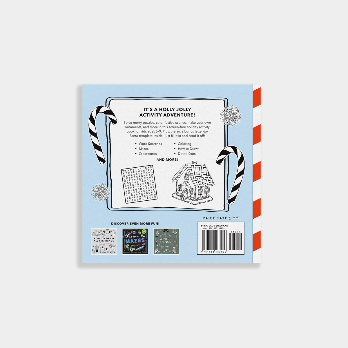 Christmas Activities: A Holiday Activity Book for Kids
