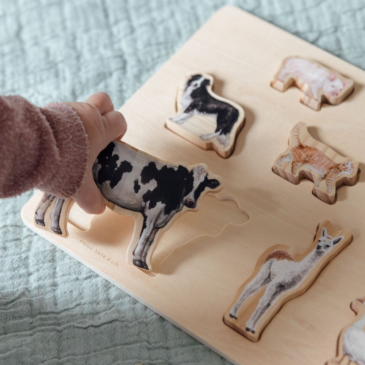 Farm Animals Chunky Wooden Puzzle