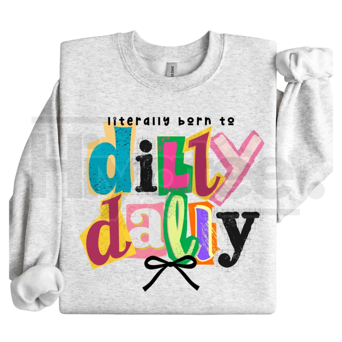 Preppy Girl Collage Y2K Retro Crewneck