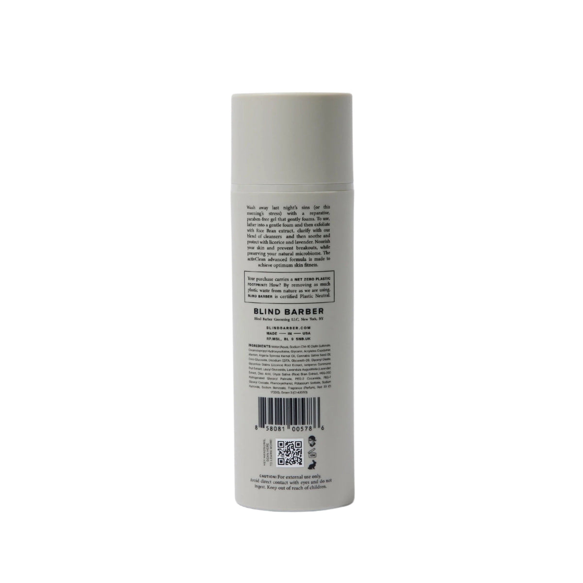 Blind Barber activClean Rice Bran Face Cleanser