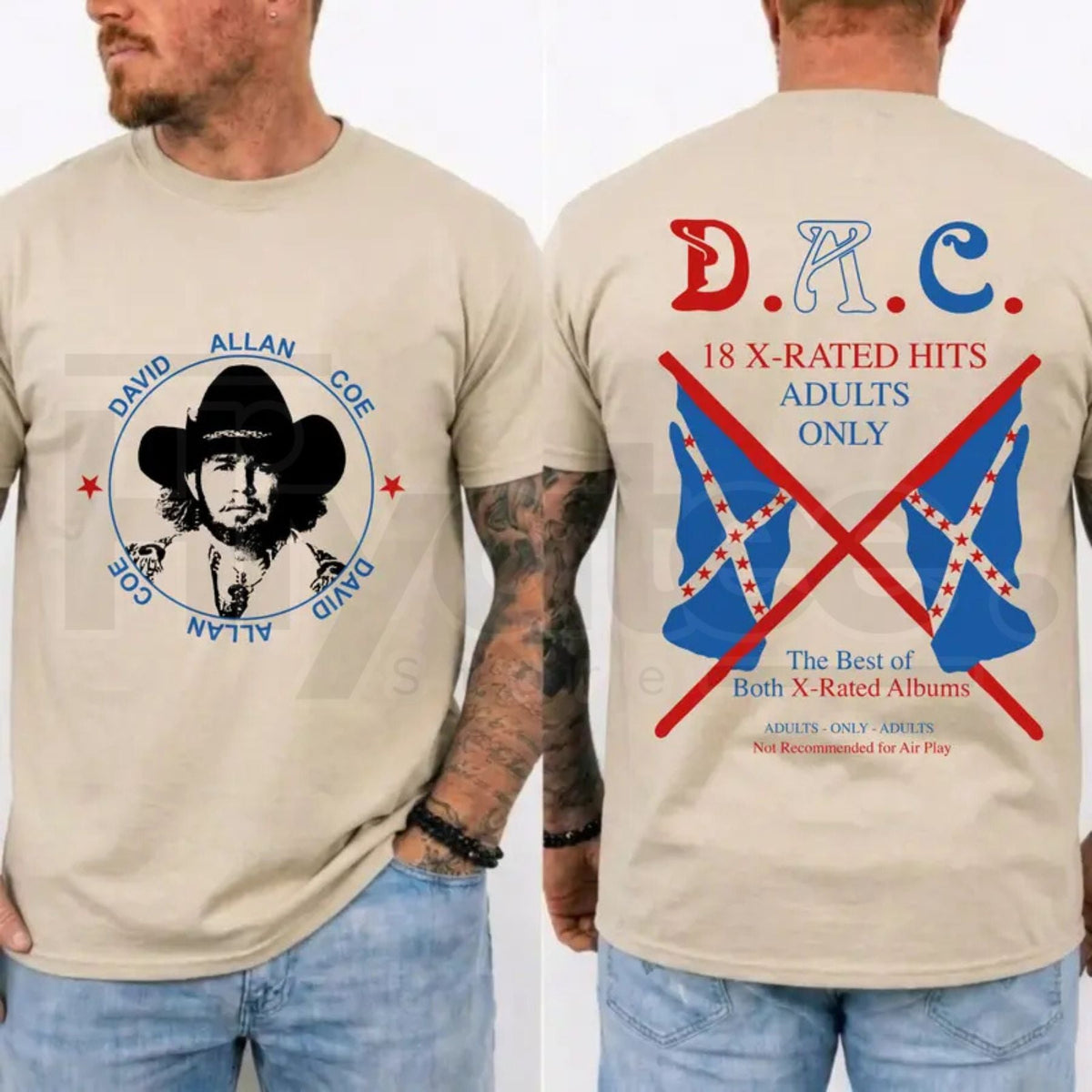 David Allan Coe T-Shirt – Outlaw Country Music Vintage Graphic Tee