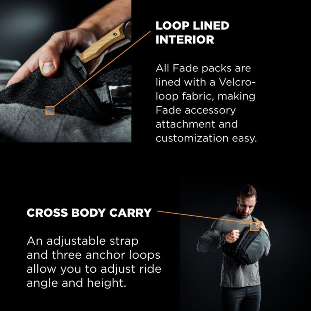 Eberlestock Fade Sling Bag — Lightweight EDC Bag with CCW Pocket