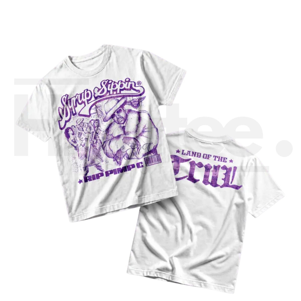 LOCALSAINT Pimp C Heavy Cotton T-Shirt – Houston Texas Skull Cowboy Tee