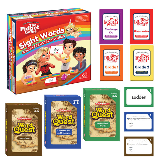 Sight Words + Expansion 3-5 Card Packs