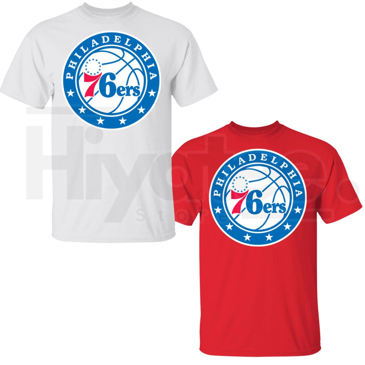 Philadelphia 76ers Logo T-Shirt – Vintage NBA Basketball Graphic Tee