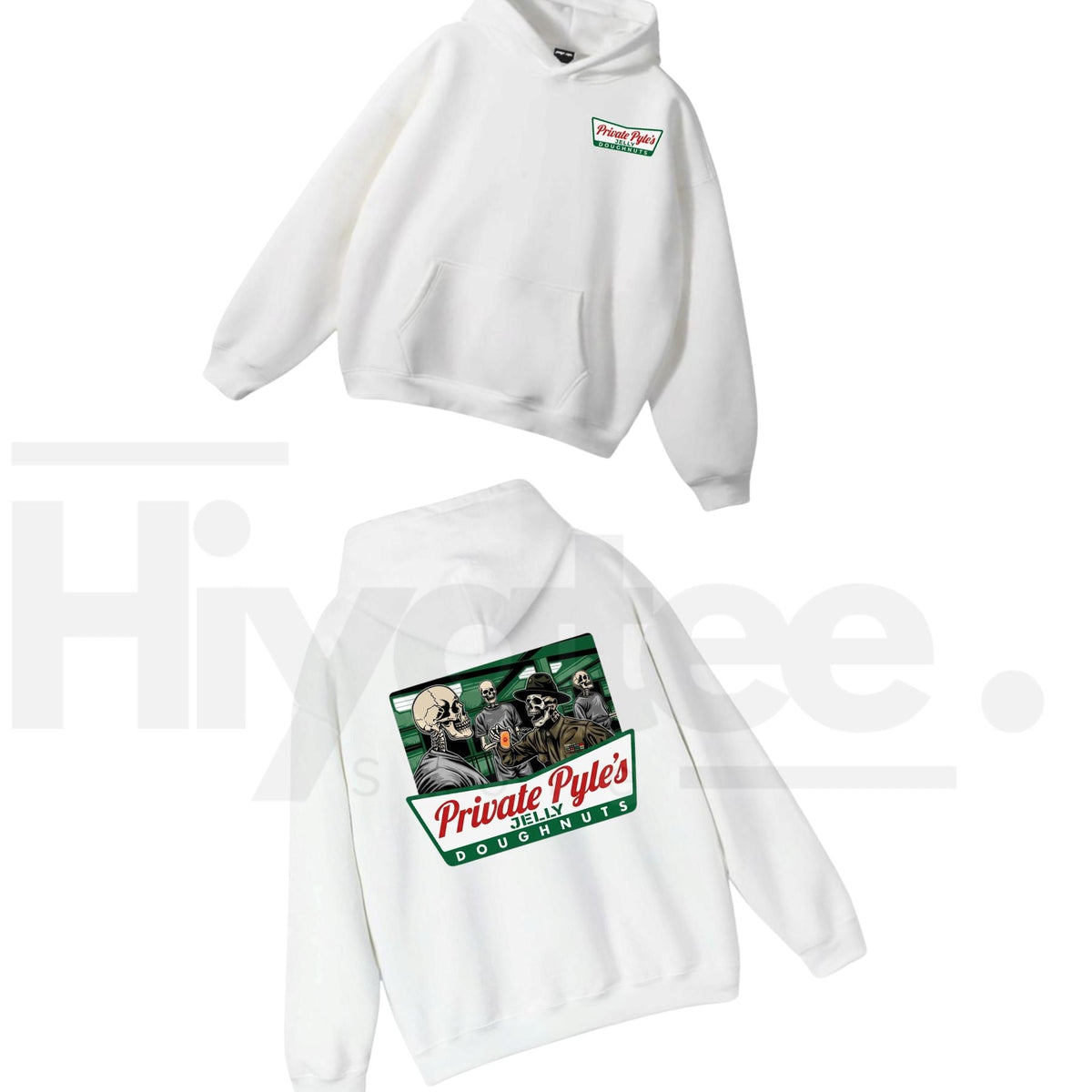Private Pyle's Jelly Doughnuts Graphic Hoodie – Full Metal Jacket Movie Inspired Unisex Pullover