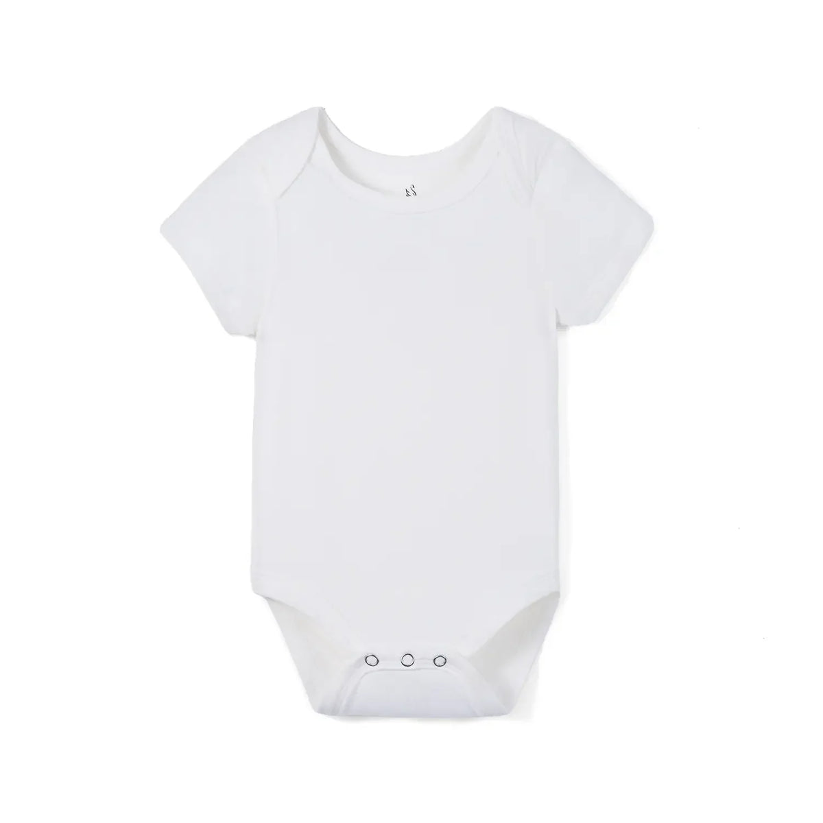 Bamboo Baby Bodysuit in White