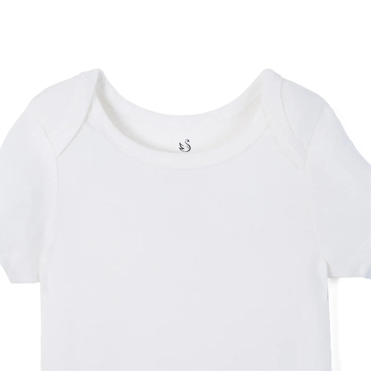 Bamboo Baby Bodysuit in White