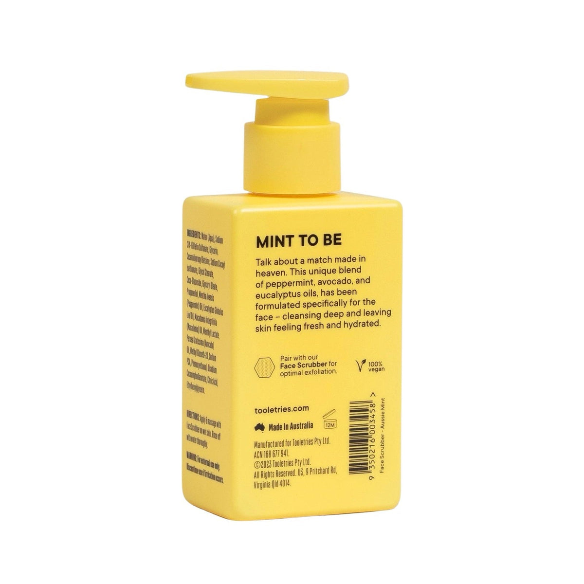 TOOLETRIES Face Wash Aussie Mint