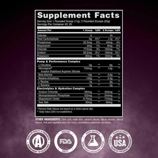 Universal Nutrition Animal Pump Non-Stim