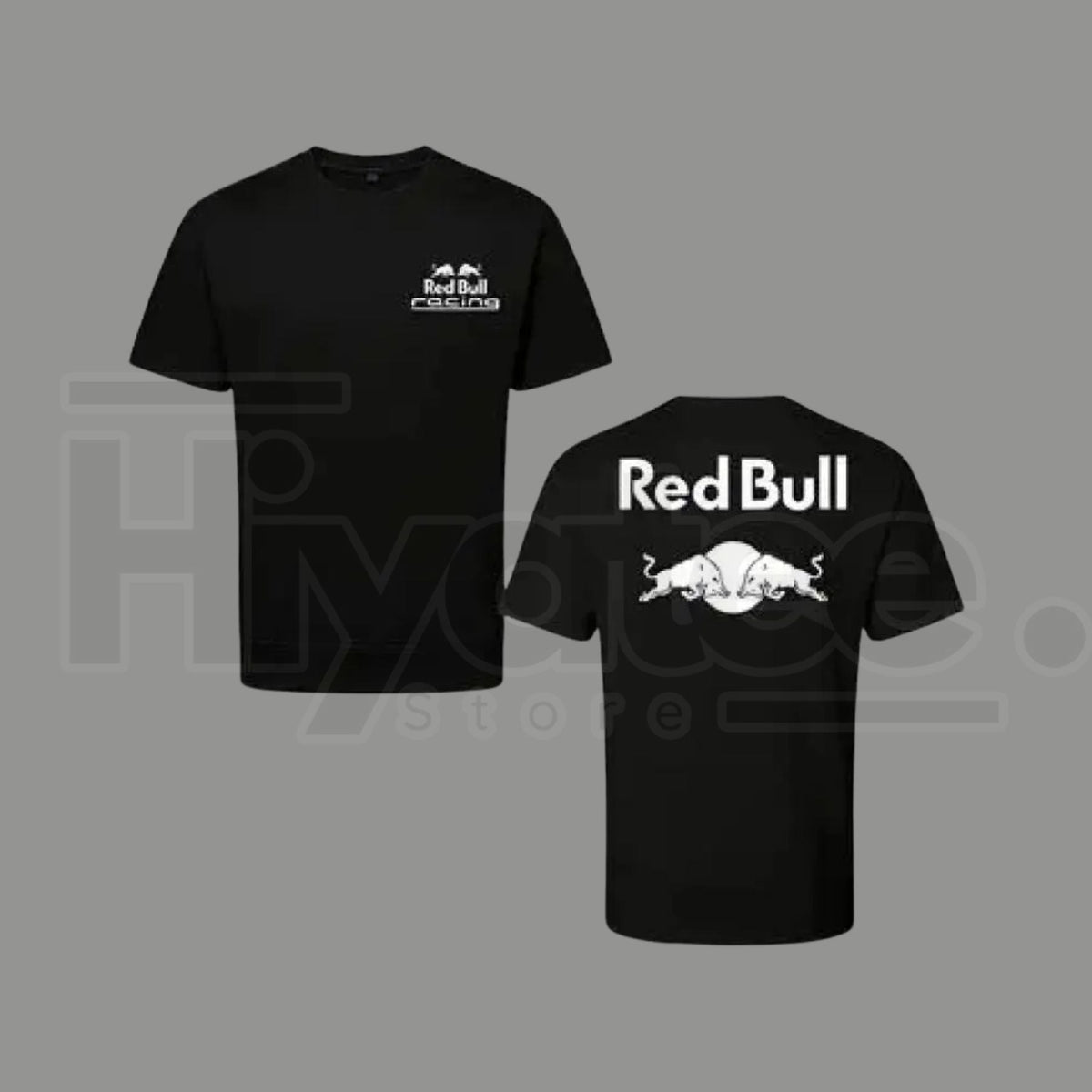 Vintage Starboy Bull Racing T-Shirt – Black and White Double-Sided Motorsport Graphic Tee