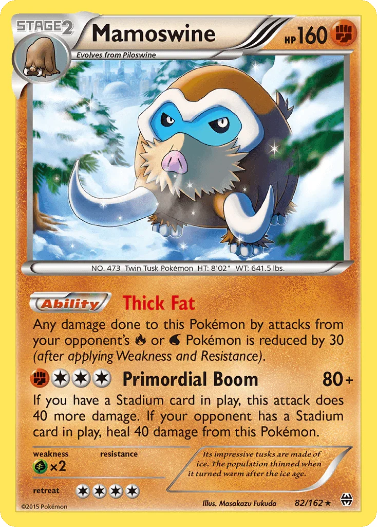 Mamoswine (82/162) [XY: BREAKthrough]