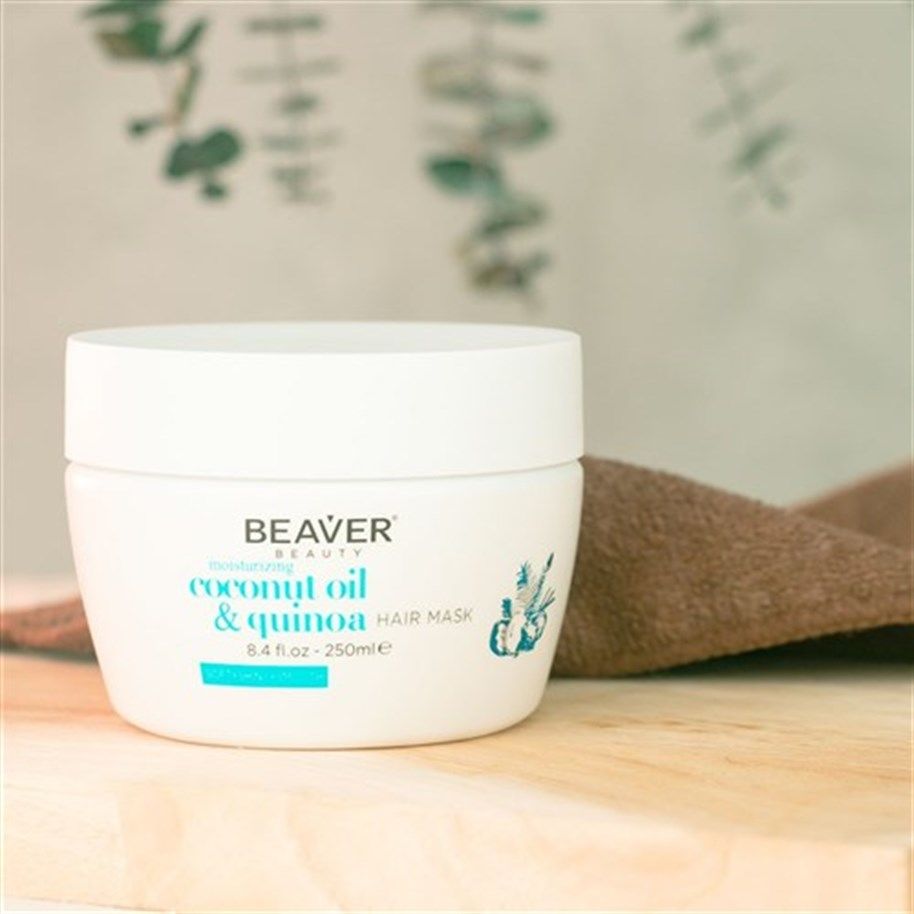 Beaver Coconut Oil Quinoa Moisturizing Hair Mask 250 ml