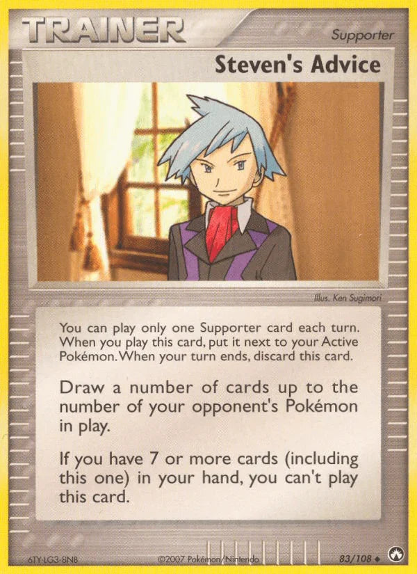 Steven's Advice (83/108) [EX: Power Keepers]